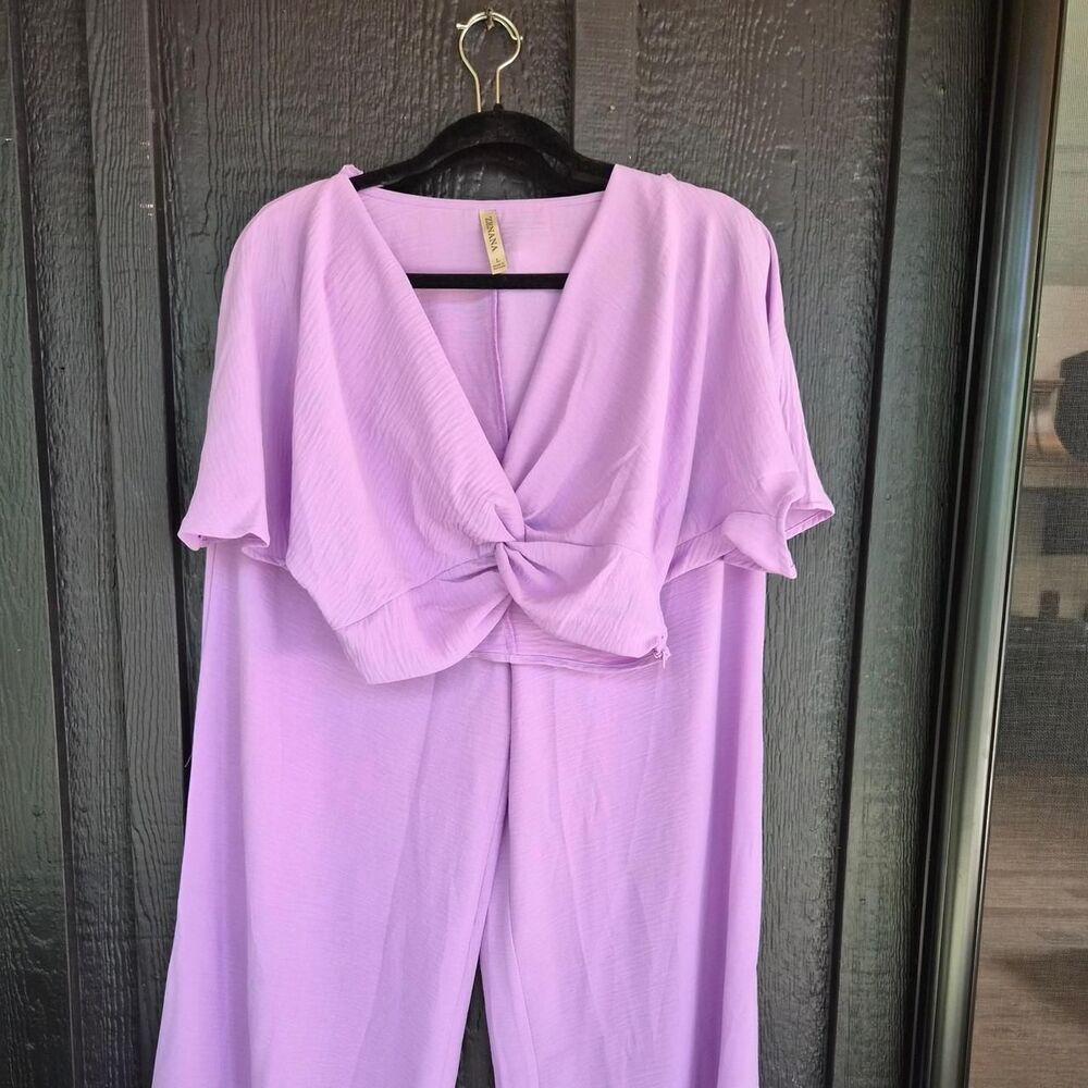 Zenana Women's Purple Jumpsuit